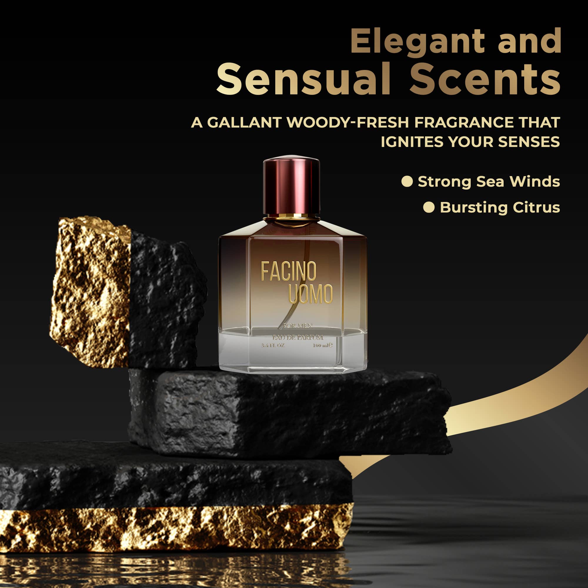 Regal Fragrances - Wholesale Perfume/Eau de Toilette - Facino Uomo INSPIRED by INVICTUS Mens Cologne 100ml 3.4fl oz3