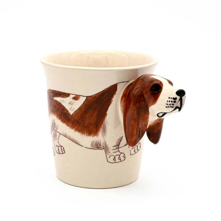 Art Floral Trading LLC - Wholesale Coffee Mug - MUG53 Basset Hound mug 10 oz