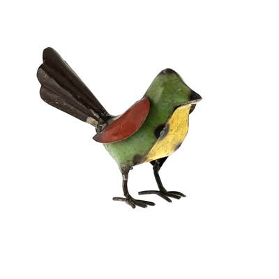 HomArt - Wholesale Decorative Figurine - Reclaimed Metal Birds - Assorted Colors