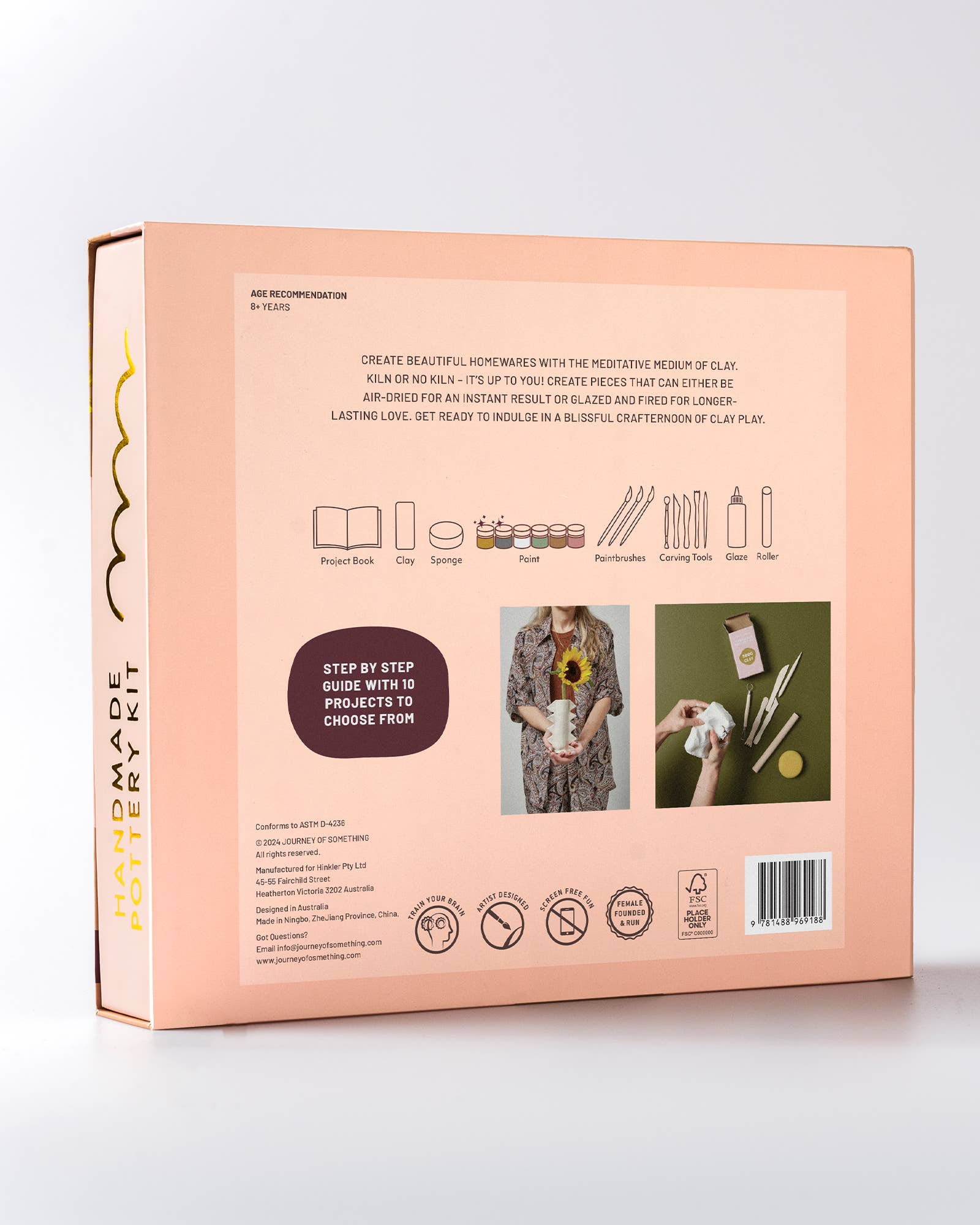 Journey of Something USA - Wholesale DIY Craft Kit - Deluxe Pottery Craft Kit1