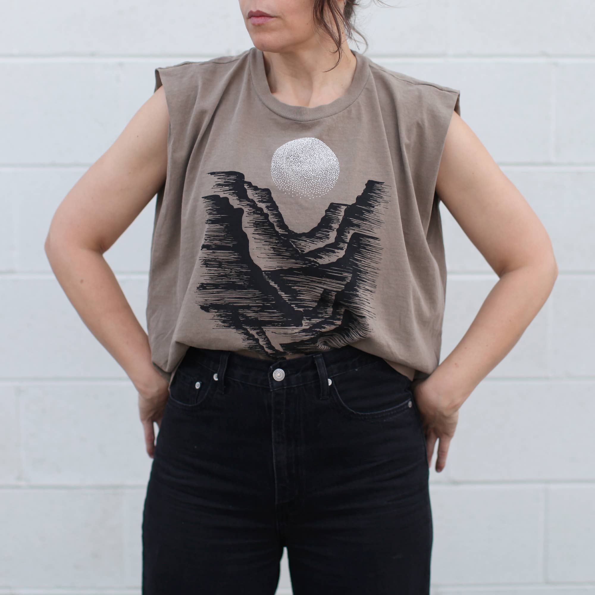 Blackbird Supply Co. - Vente Débardeur – femme - Débardeur en coton épais 100 % Canyonlands couleur sable du désert6