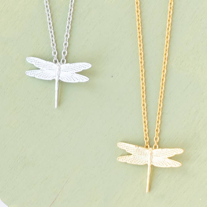 Dragonfly nätta Charm hänge halsband bugg insekt natur för wholesale av Rebecca Accessories LLC