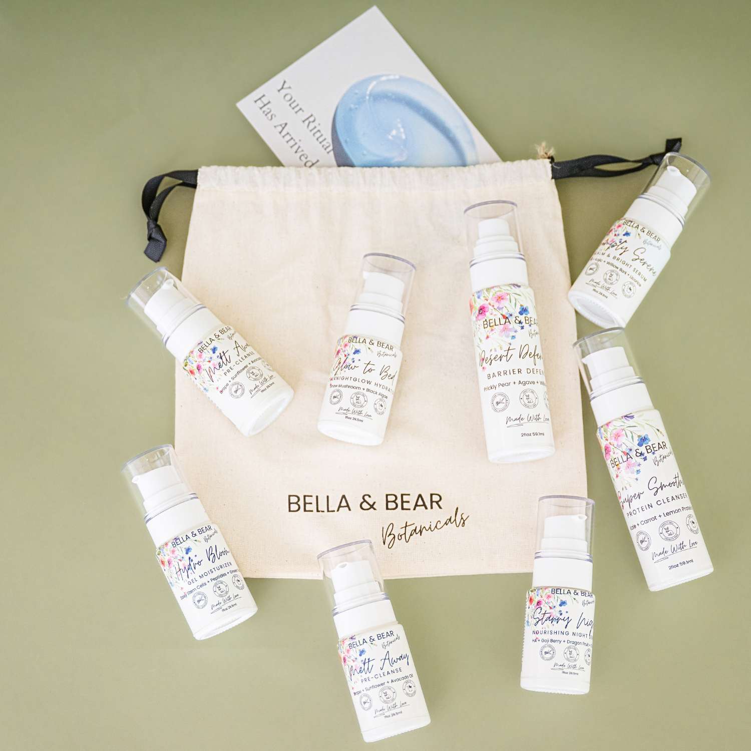 Bella & Bear - Wholesale Facial Care Set/Kit - Complete Natural Skincare Ritual | Organic Skincare Gift Set23