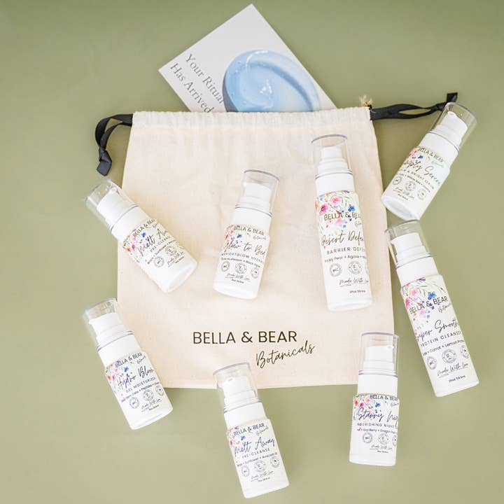 Bella & Bear - Wholesale Facial Care Set/Kit - Complete Natural Skincare Ritual | Organic Skincare Gift Set23