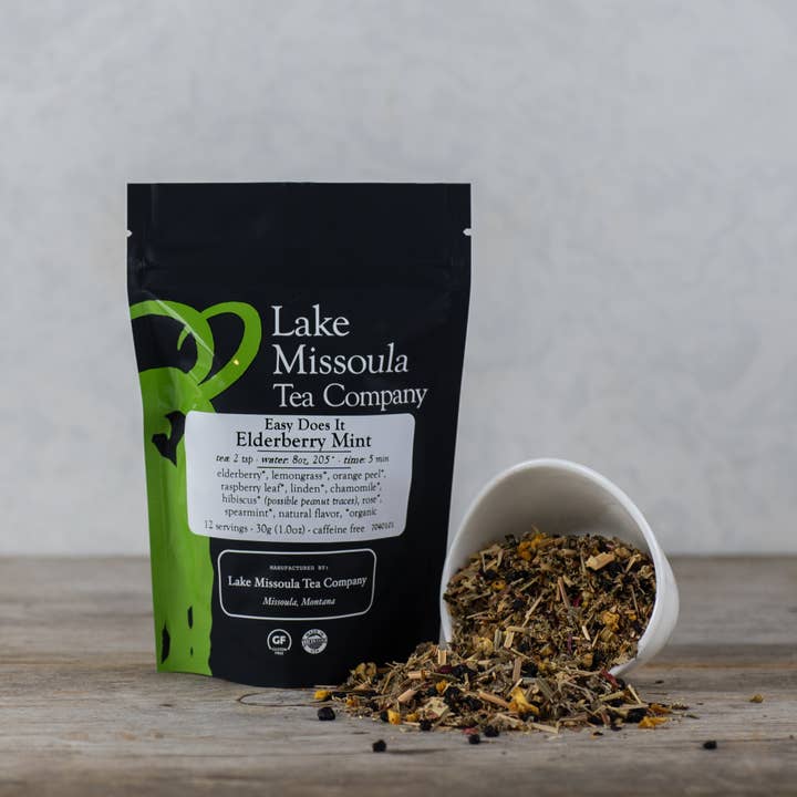 Lake Missoula Tea Company - Wholesale Loose Tea - Easy Does It Elderberry Mint1
