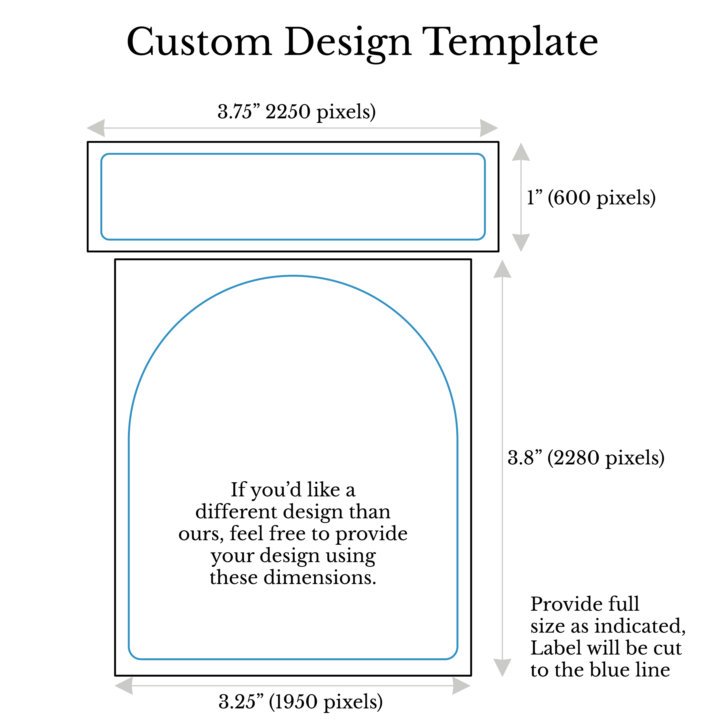 Artanis Home - Wholesale Jar - Customized 500 Ml UV Glass Apothecary Tea Jar - Arch Design5