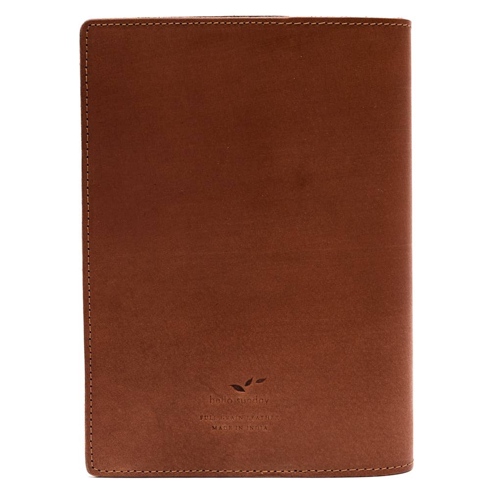 Vevoke - Wholesale Notebook - A5 Notebook with Leather Jacket-Tan2