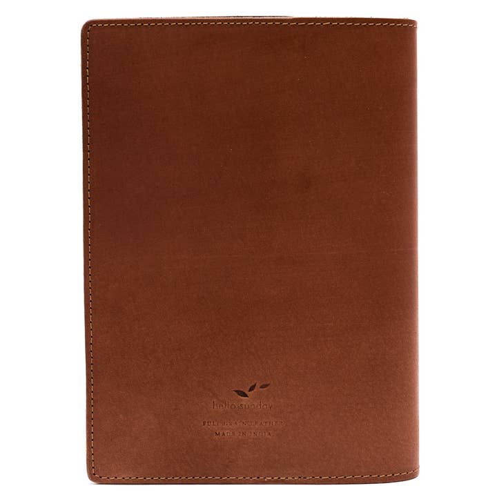 Vevoke - Wholesale Notebook - A5 Notebook with Leather Jacket-Tan2