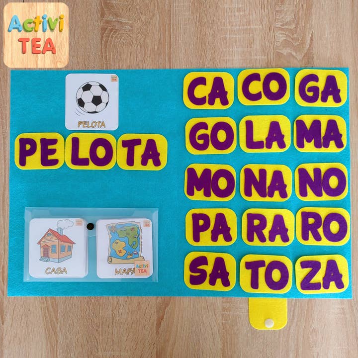 Activitea - Venta al por mayor Tarjetas de aprendizaje - Niños y bebés - Las sílabas