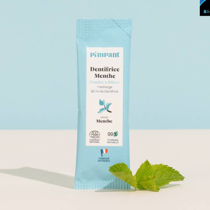 Dentifrice Menthe en Poudre à Diluer 8 gr pour la vente par PIMPANT