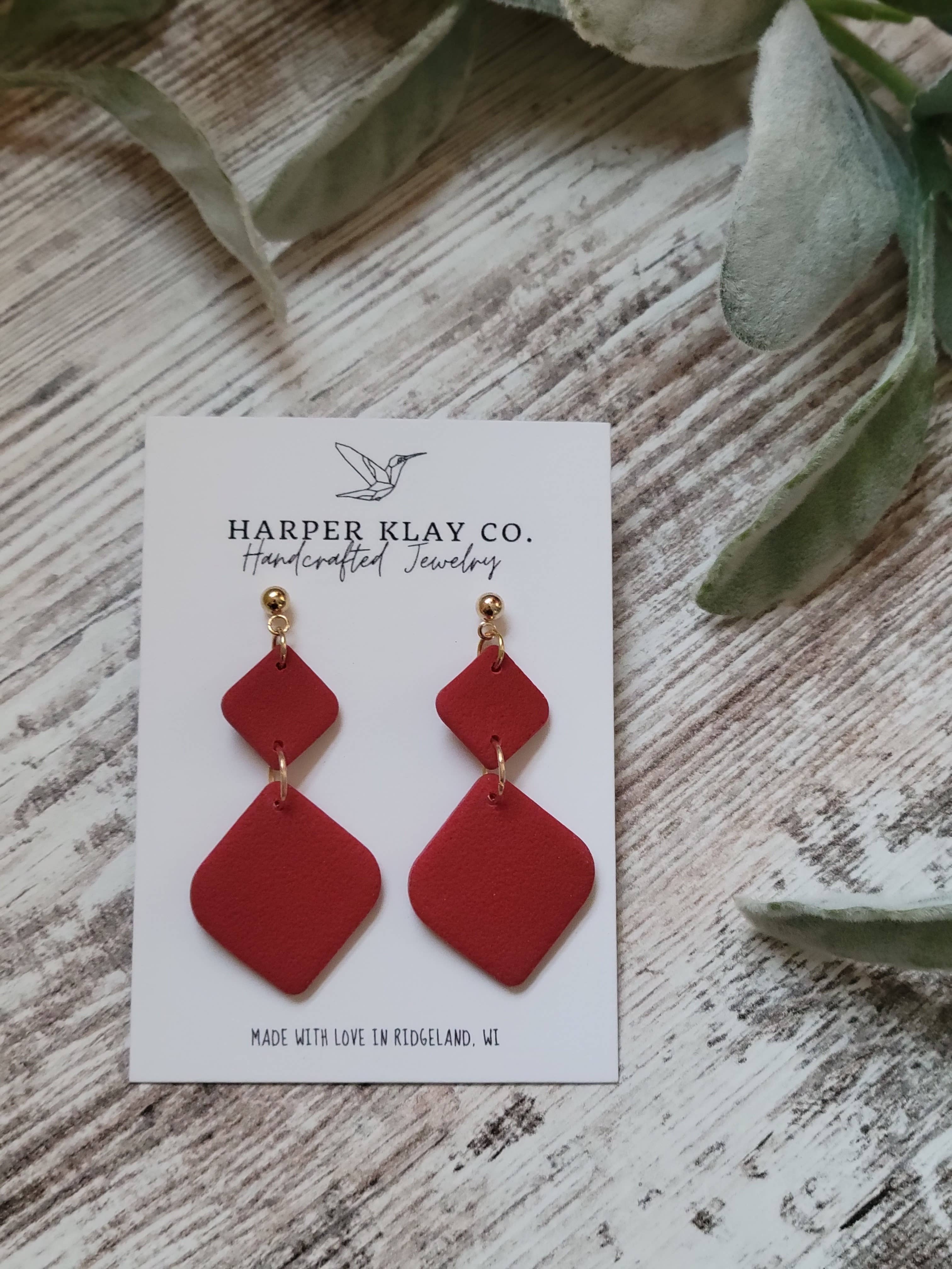Harper Klay Co - Wholesale Dangle Earrings - The Lynsey Set- Polymer Clay Dangle Earrings4