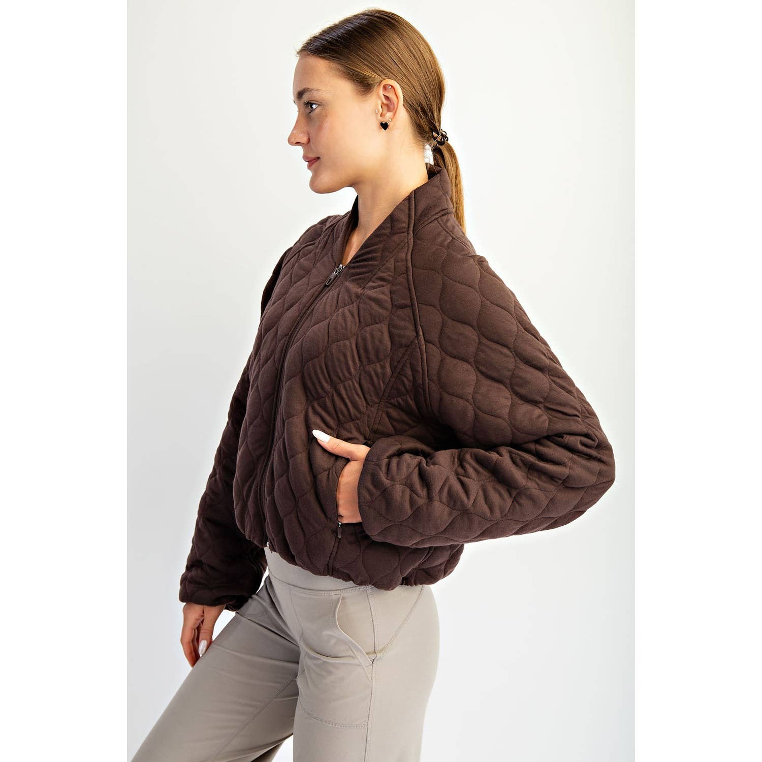 Rae Mode - Vente Veste de sport – femme - BLOUSON BOMBER MATELASSÉ28