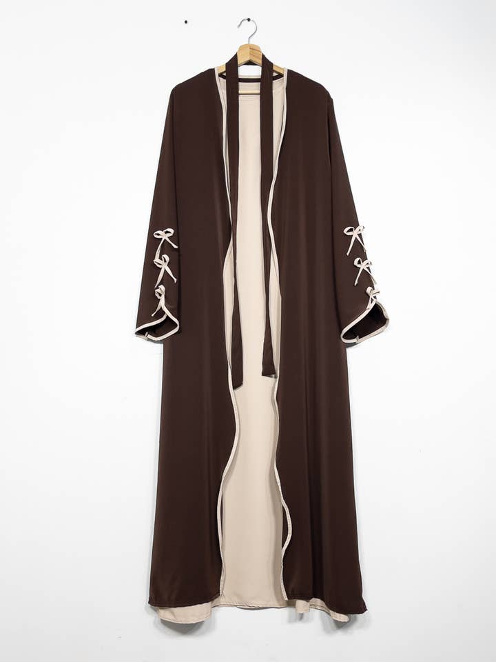 IDEAL OUTFIT - Wholesale Top & Pant Set (NOT Loungewear) - Women's - 2-piece abaya set EN2507+2353bpk in Medina silk