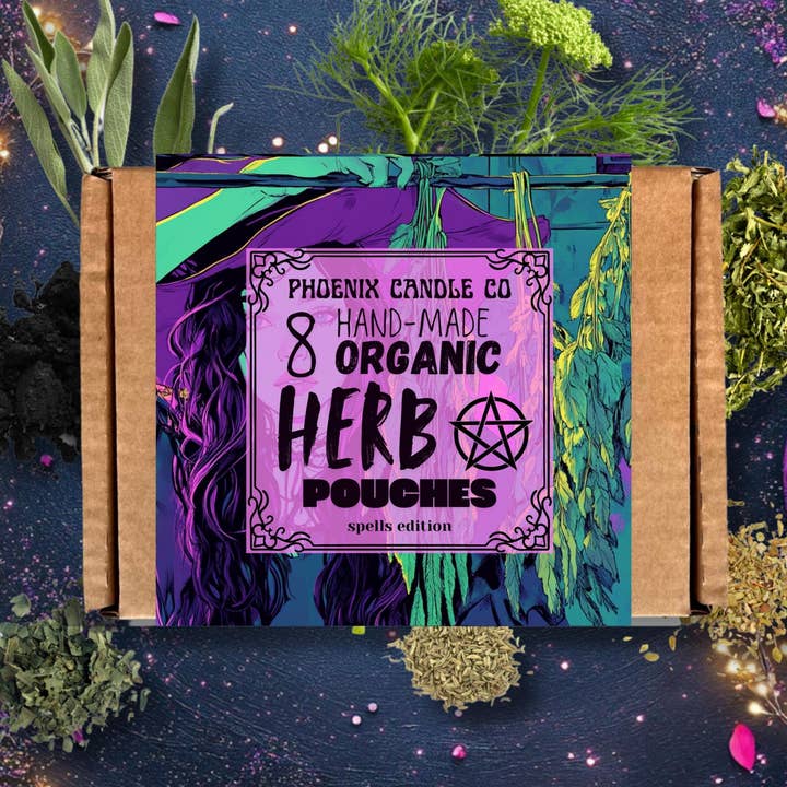 Magical Spell Herb Packs with Offering Bowls & Potions for wholesale by Phoenix Candle Company