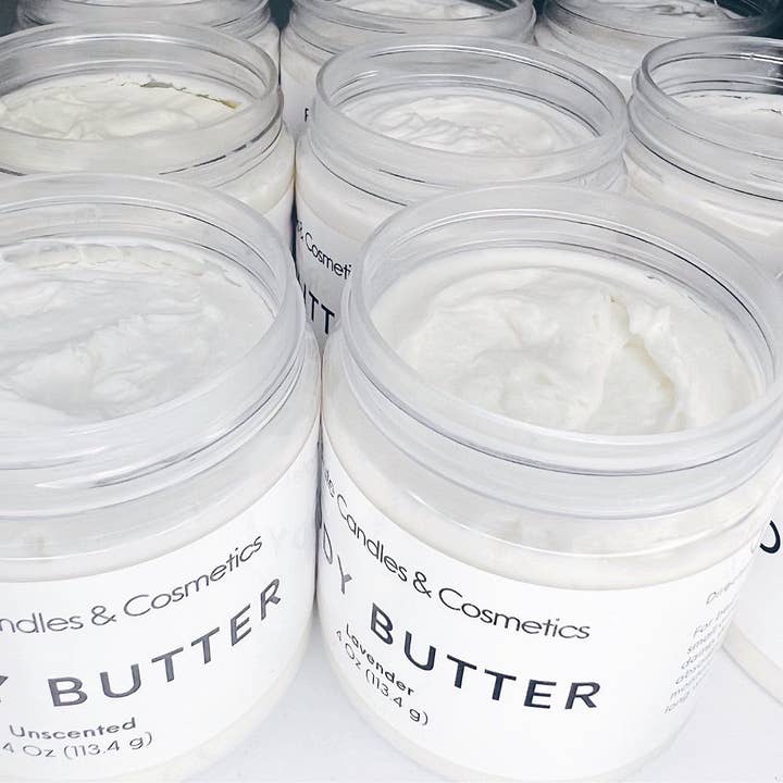 Unscented Body Butter *For Sensitive Skin* for wholesale by Radiate Candles & Cosmetics