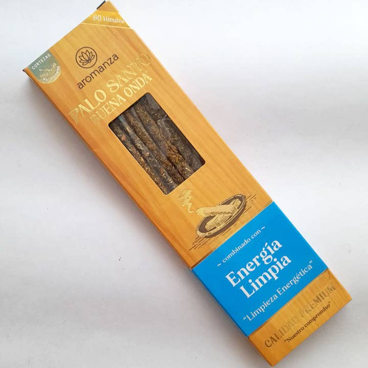 Palo Santo Good Vibes Incense Sticks 8 u - Aromanza for wholesale by Samana USA