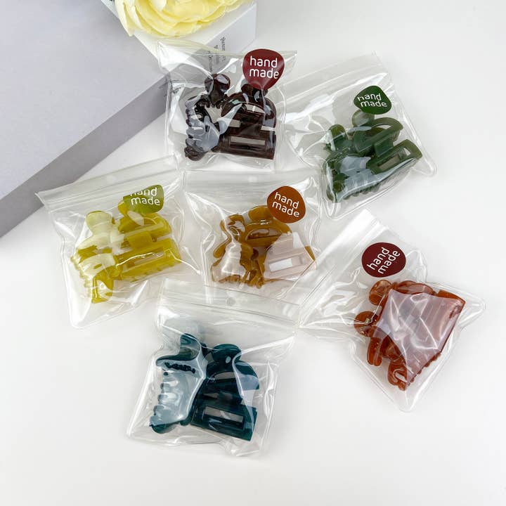 Set di fermagli per capelli piccolo in tinta unita per la vendita all'ingrosso da parte di TheDivaSoap