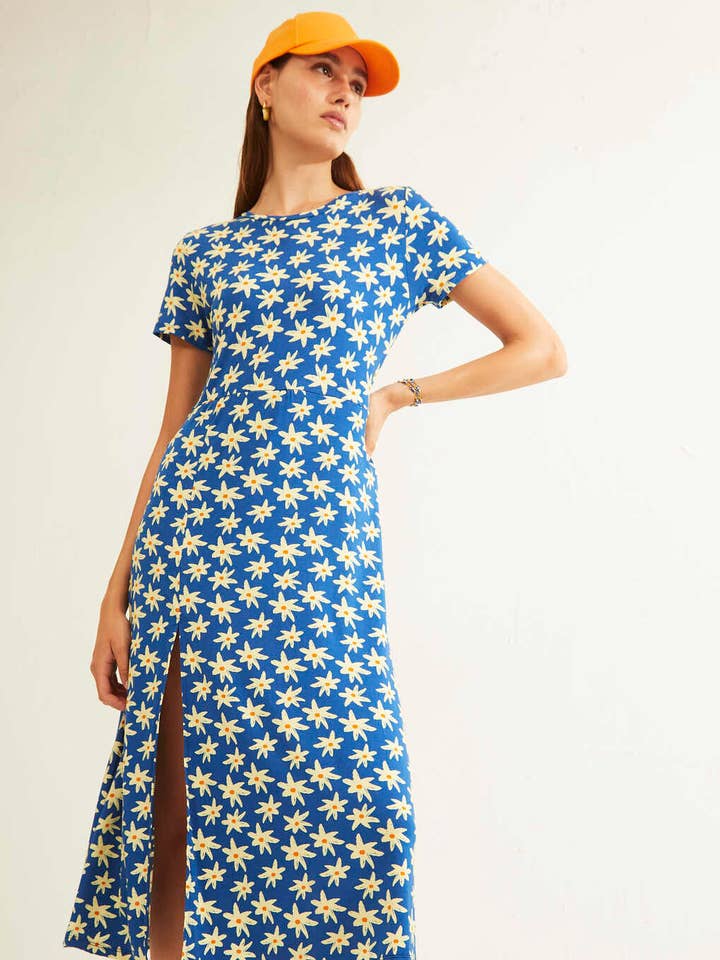 Side Opening Long Dress for wholesale by XANTIK