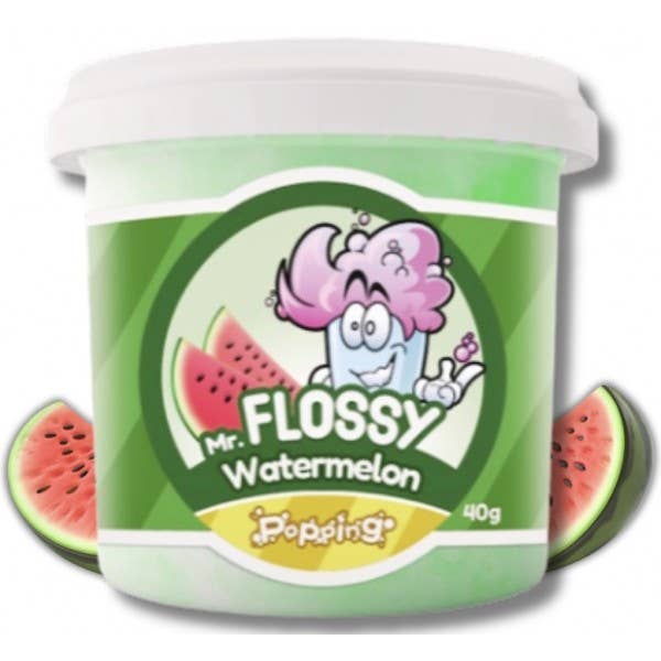 123bonbon - Wholesale Hard Candy - MR FLOSSY CANDY FLOSS - Sparkling Watermelon