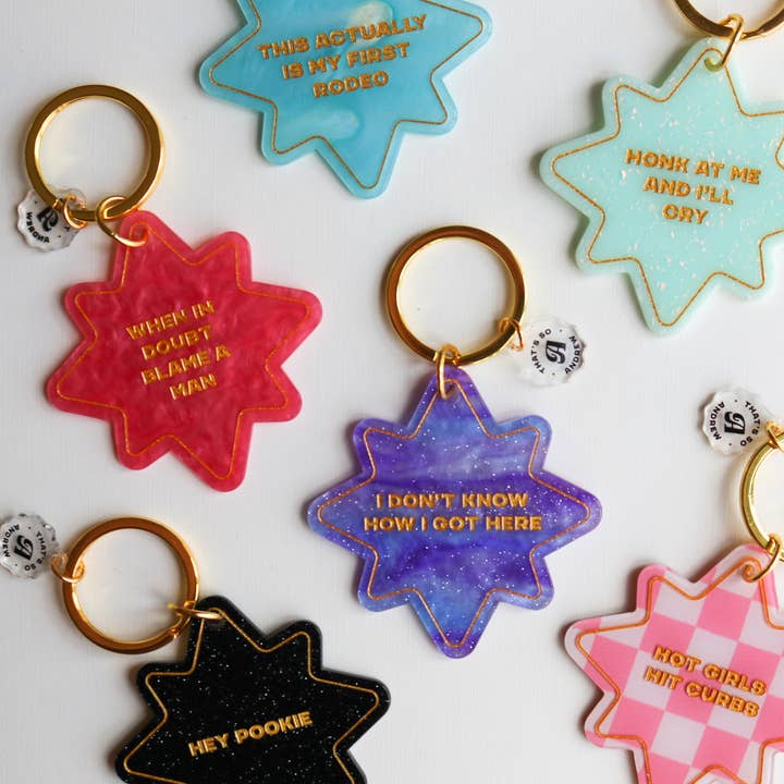 That’s So Andrew - Wholesale Keychain - Unisex - Hot Girls Hit Curbs - Funny Motel Keychain4