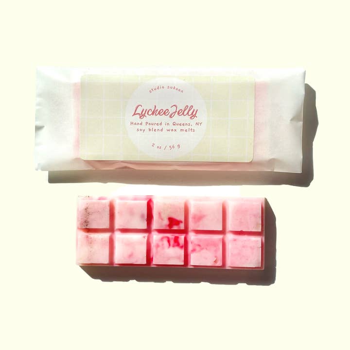 Lychee Jelly Snap Bar Wax Smelt for engroshandel hos STUDIO SUKOON