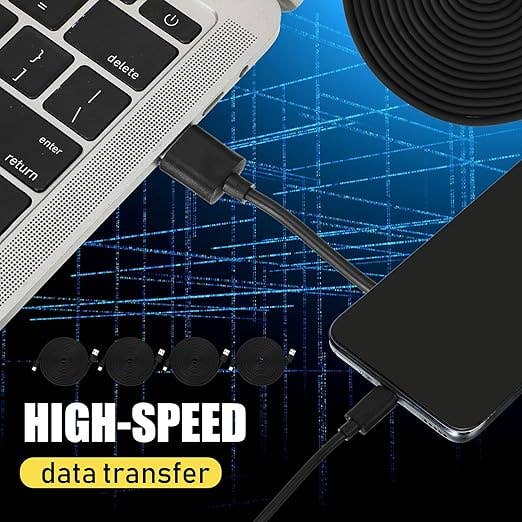 Crover - Wholesale Charging Cable - 10ft USB-A to USB-C Charging Cable, Black5