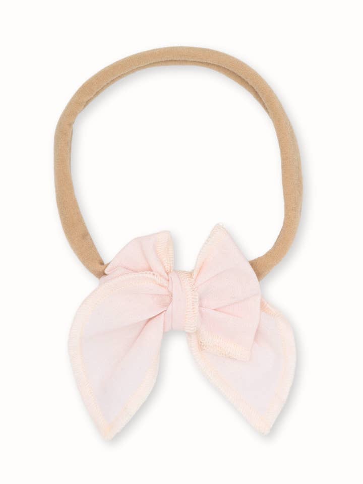 Bella Mini Fable Baby Bow Headband for wholesale by Livy Lou Collection