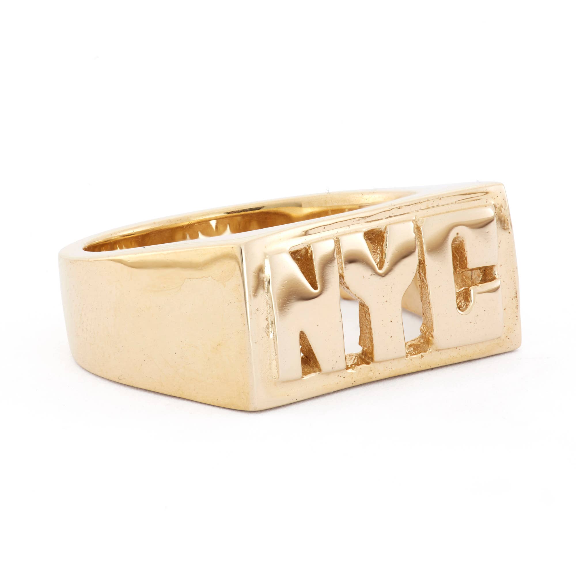 SNASH JEWELRY - Wholesale Signet Ring - NYC Brass Signet Ring0