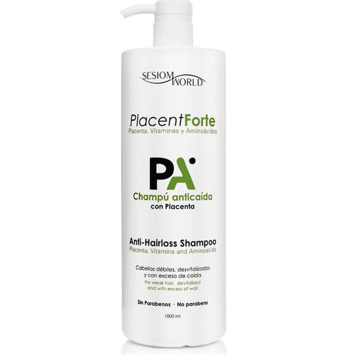 sesioMWorld - M·O·I Professional - Wholesale Hair Shampoo - PLACENTFORTE Placenta Anti-Hair Loss Shampoo Liter