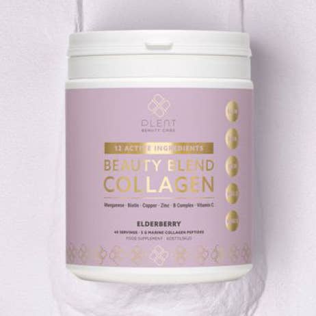 BEAUTY BLEND COLLAGEN - Elderberry - 40 dagars leveransburk för wholesale av Plent Beauty Care
