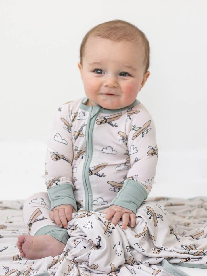 PLANE FUN DREAM ROMPER voor wholesale door Dream Big Little Co.