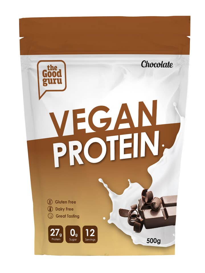 Vegan Protein Powder Chocolate for wholesale by The Good Guru