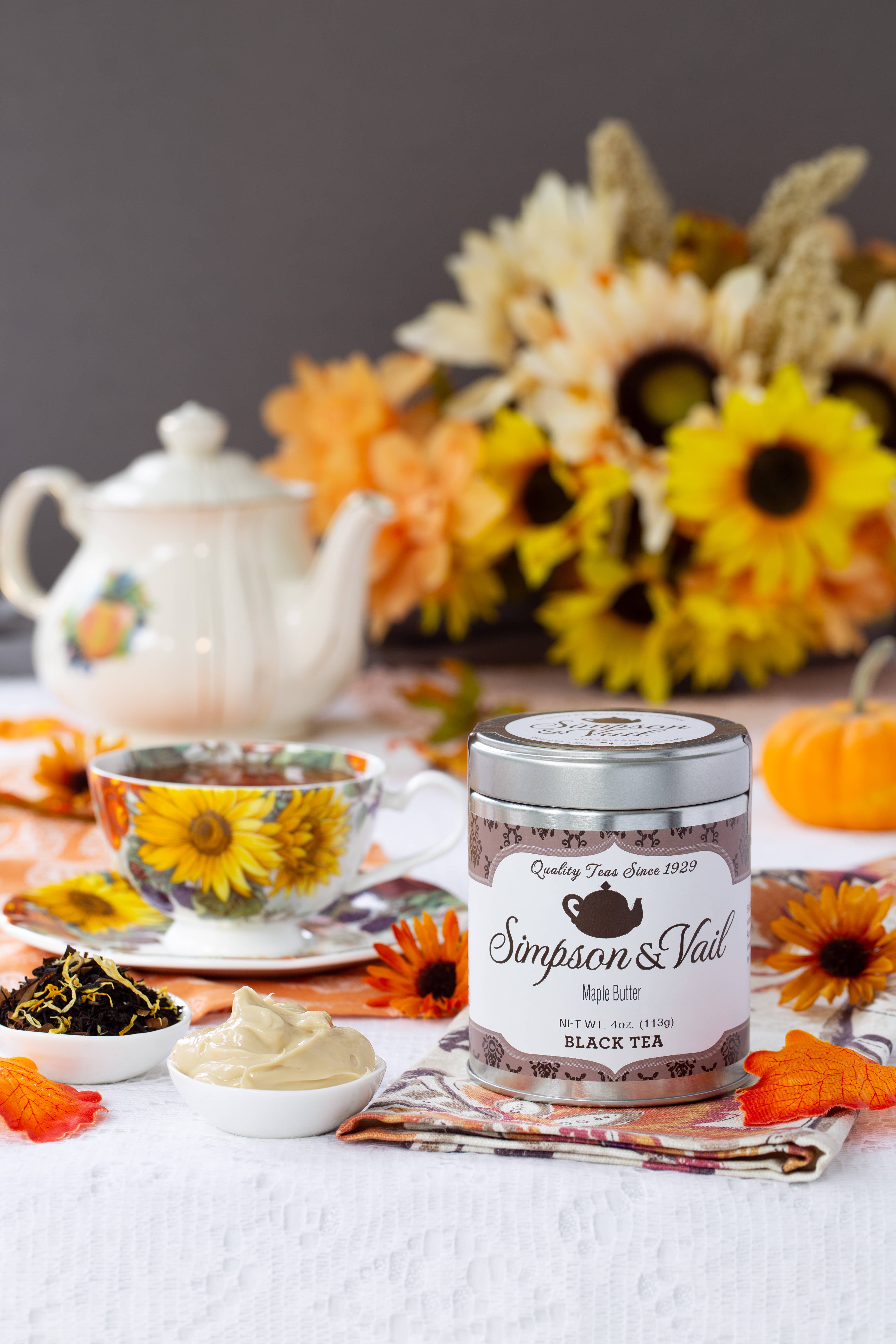 Simpson & Vail - Wholesale Loose Tea - Maple Butter Black Tea - 4 Ounce Tin1