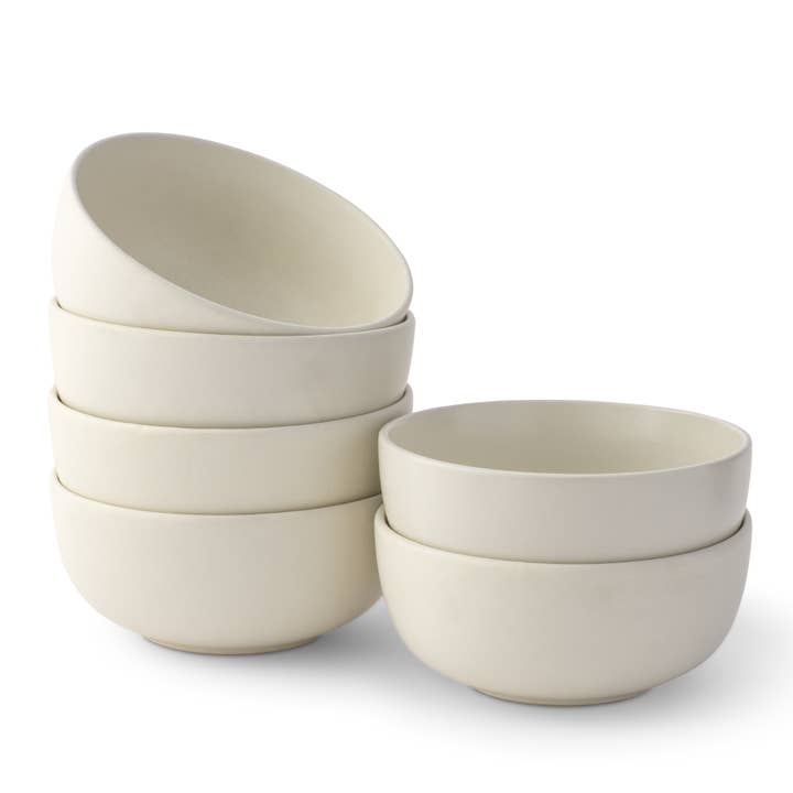 JoyJolt - Wholesale Serve Bowl - JoyJolt Mesa 6-Piece Stoneware Soup Bowls Set – 23 oz