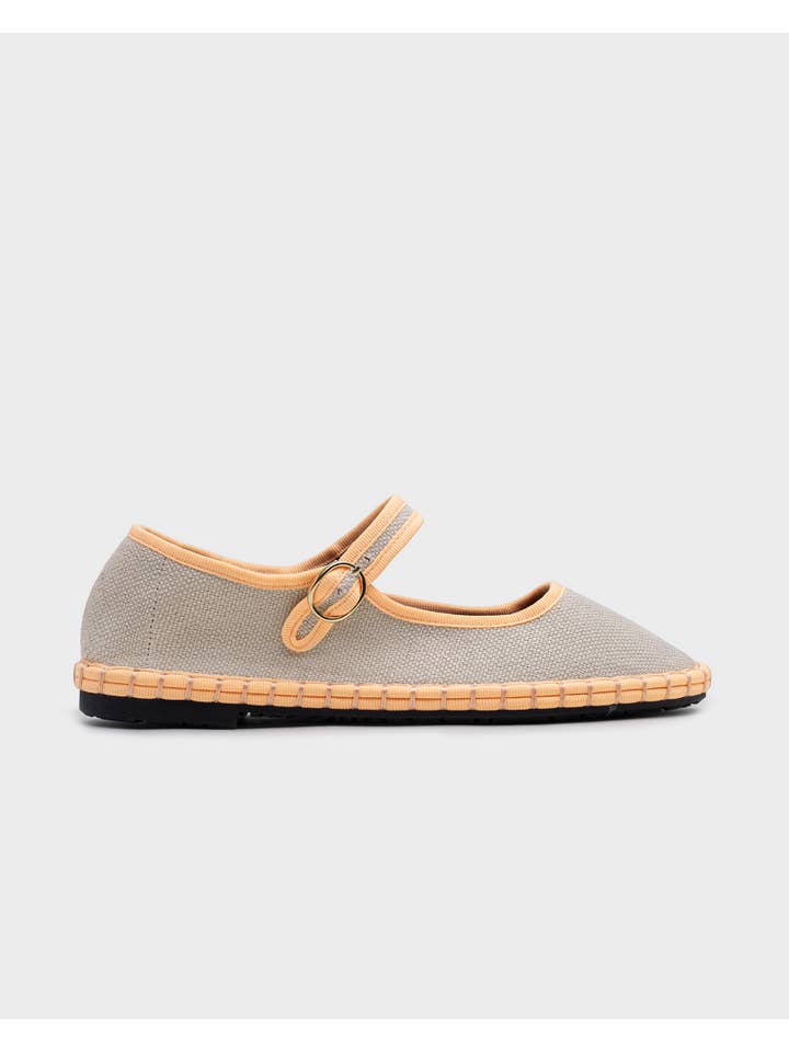 CEREZA - Wholesale Flats - Women's - Women Handmade Canvas Mary Jane Flat Shoes