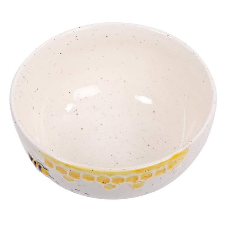 Art & Home - Wholesale Decorative Plate/Dish/Bowl - Bee Garden Ceramic Honeycomb Bowl