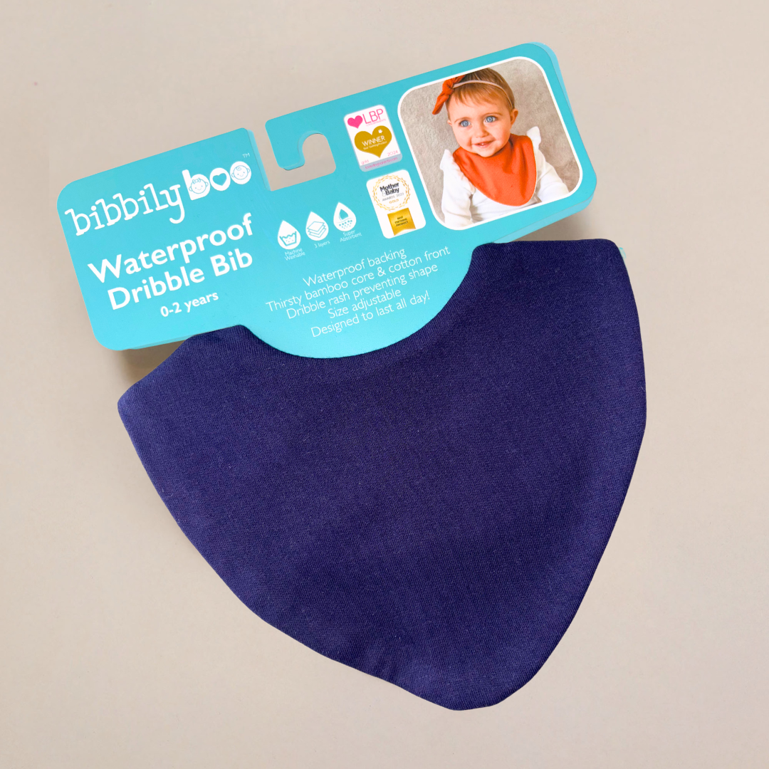 Bibbilyboo - Wholesale Bib - Baby - Blue Bundle of 3 Waterproof Dribble Bibs2