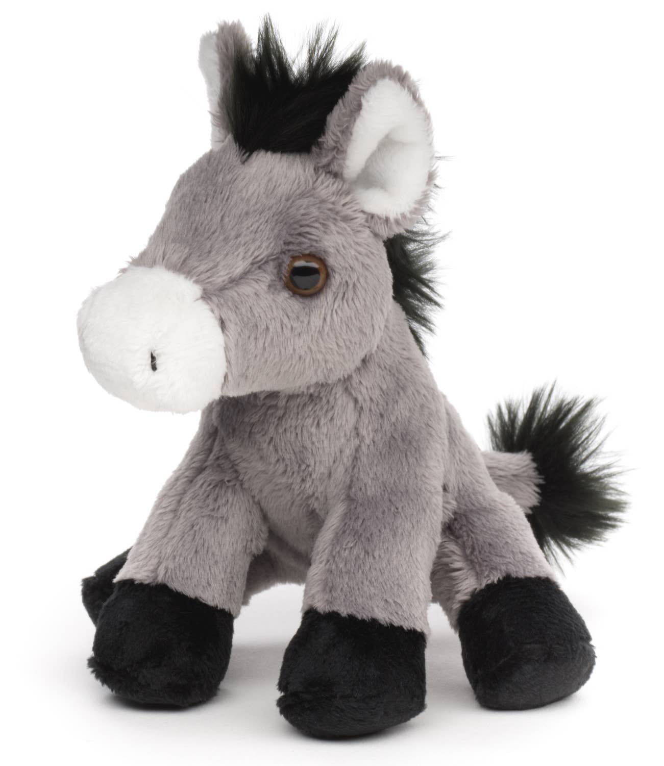 Uni Toys - Wholesale Stuffed/Plush Toy - Kids & Baby - Donkey Plushie, sitting - 14 cm (height)2