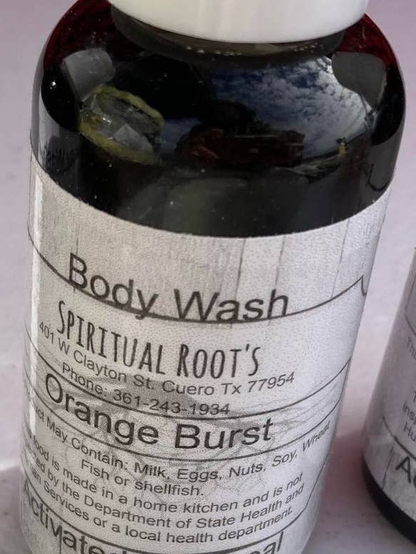 Orange Brust Body Wash for wholesale by Spiritual Roots Co