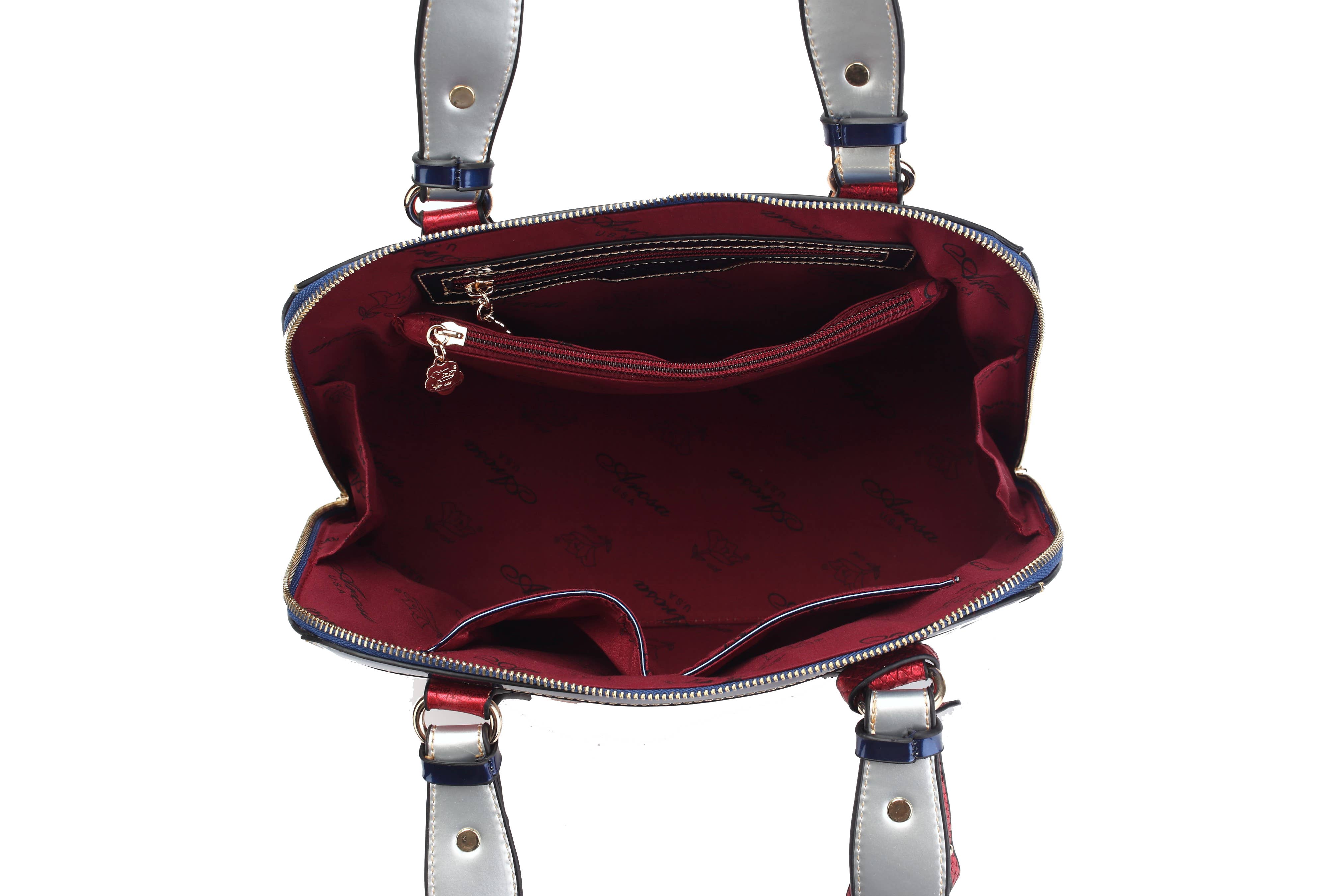 Brangio (Italy) Company Inc. - Wholesale Top Handle Bag - Women's - Arosa Parisian Vintage Satchel Handbag6