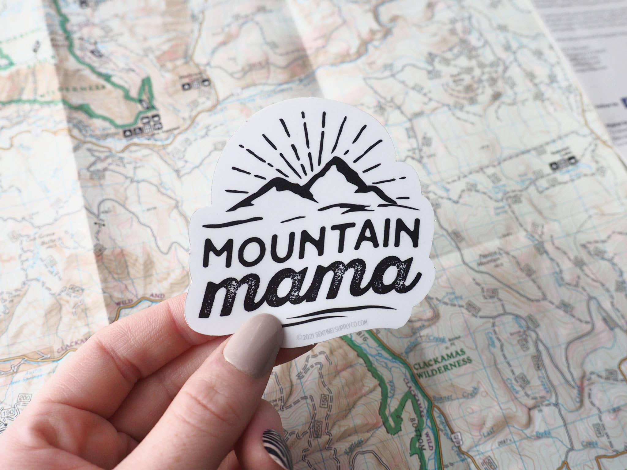 Sentinel Supply - Wholesale Sticker - Mountain Mama Sticker, Cute Country Music Lyrics Decal2