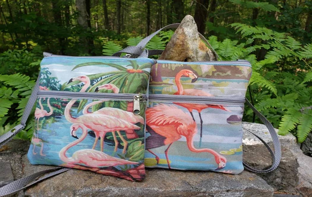 Old Bagzz - Wholesale Crossbody Bag - Women's - Flamingo Travel/Casino Bag1