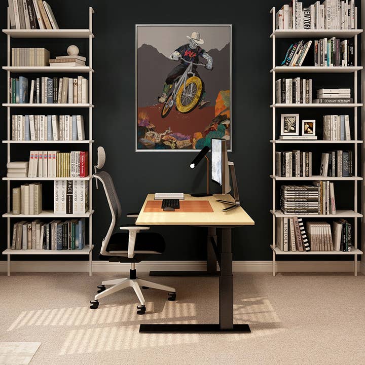 Canvas Art | Moutain Bike Cowboy Wall Art | SEND IT! for wholesale by Dolan Geiman