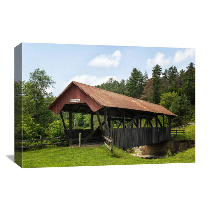Randall Covered Bridge Canvas for wholesale by Nature's Vista Photography