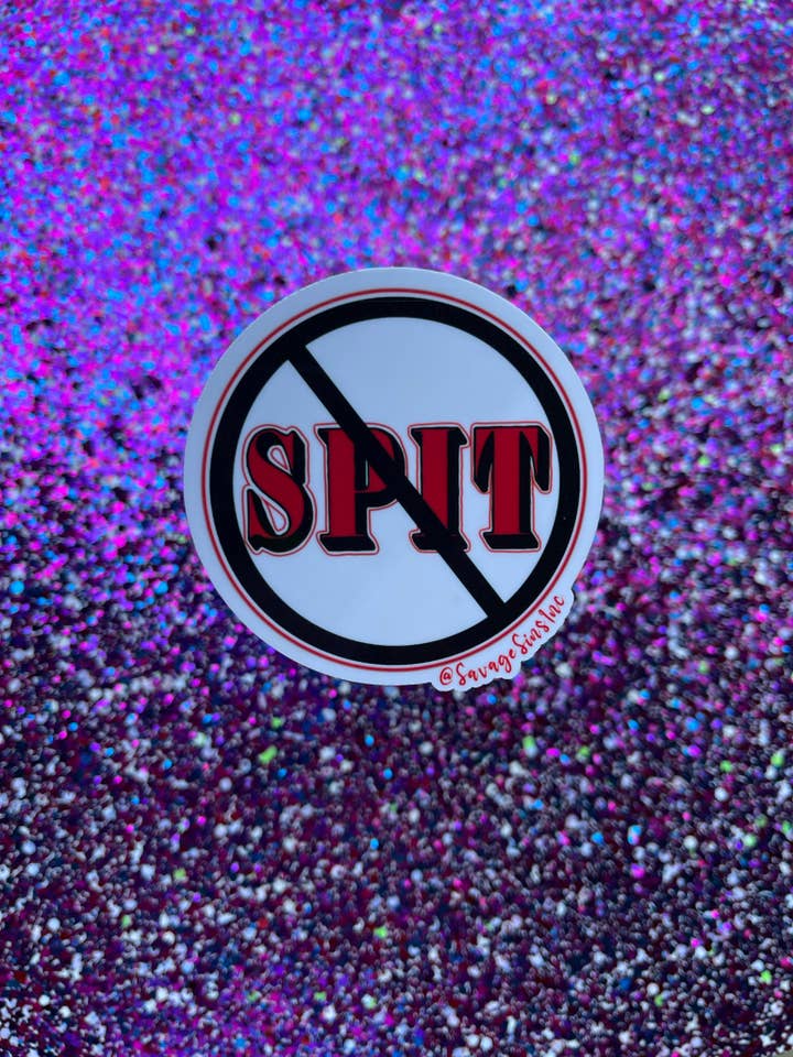 No Spit - Aufkleber für den Großhandel von Savage Sins