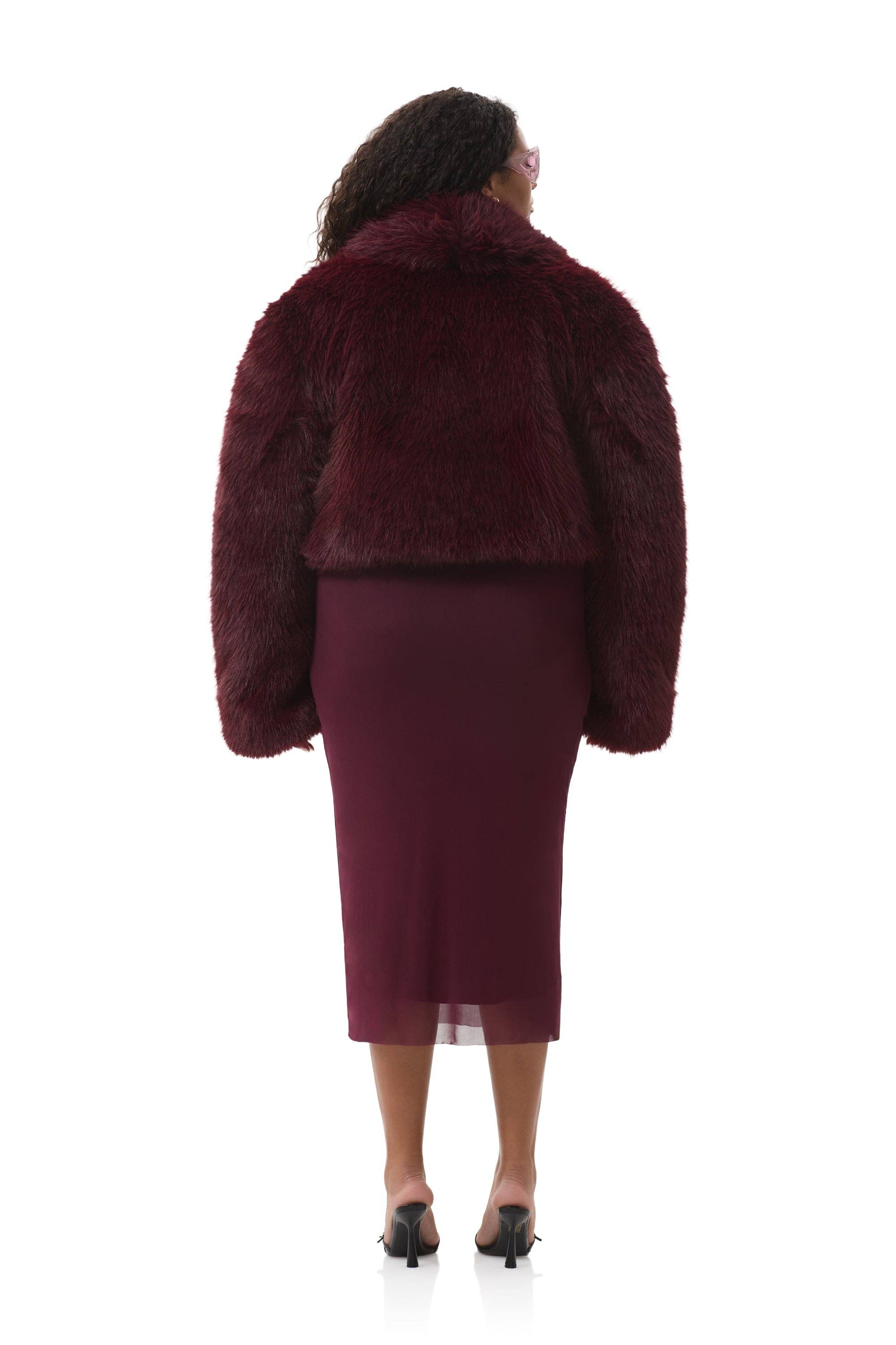 Stephanie Fur Jacket - Port Royal for wholesale on Faire7