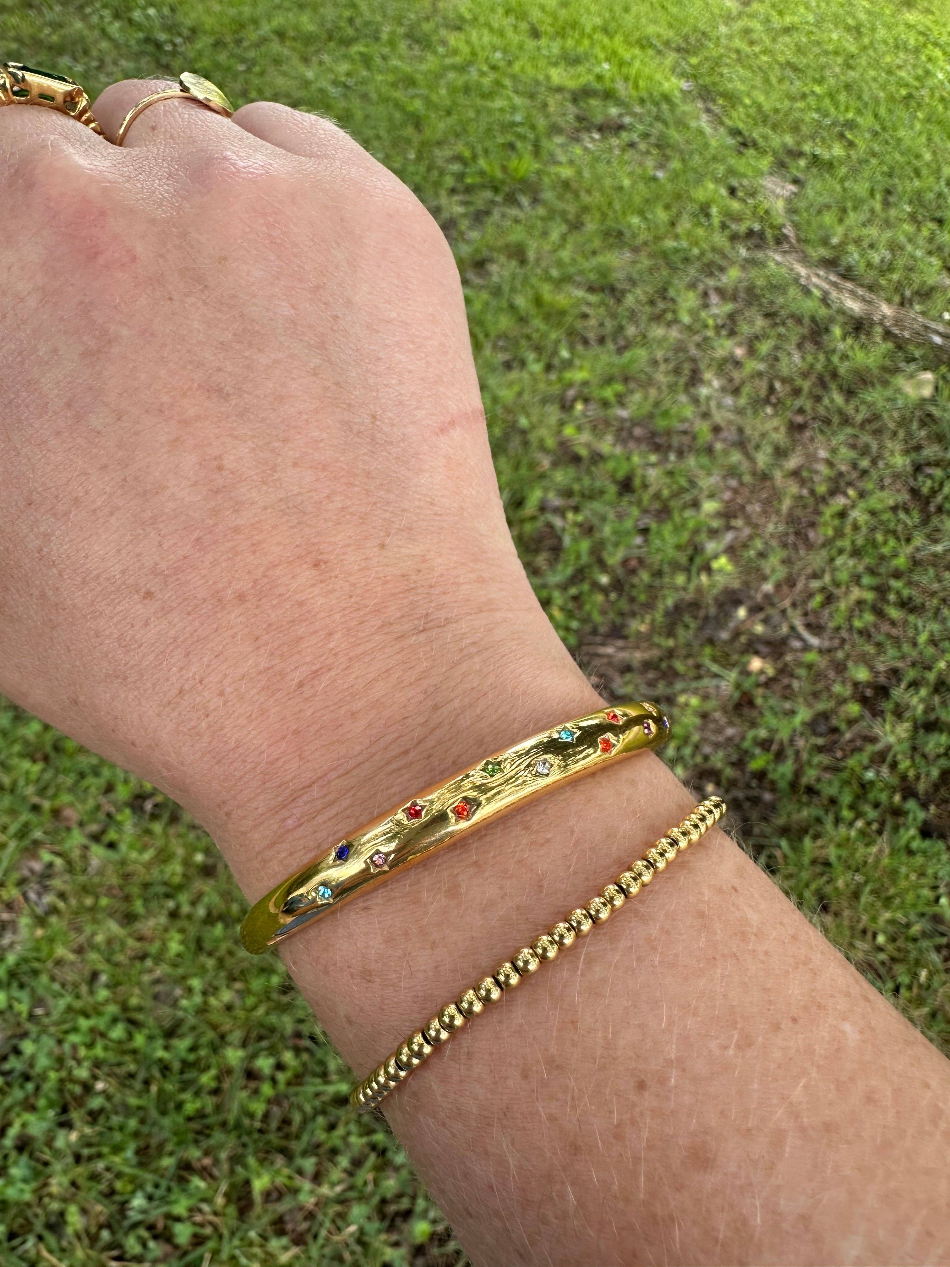 DRIP JEWELRY - Wholesale Bangle Bracelet - Star Pride Bangle5