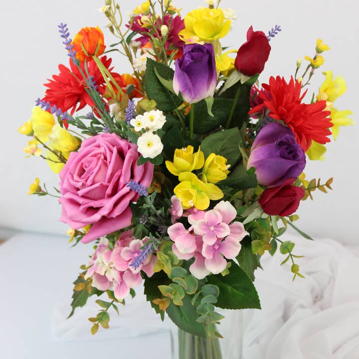 Realistic Artificial Flowers - Wholesale Artificial Flowers - Garden Flower Arrangement - Realistic Artifical Flowers