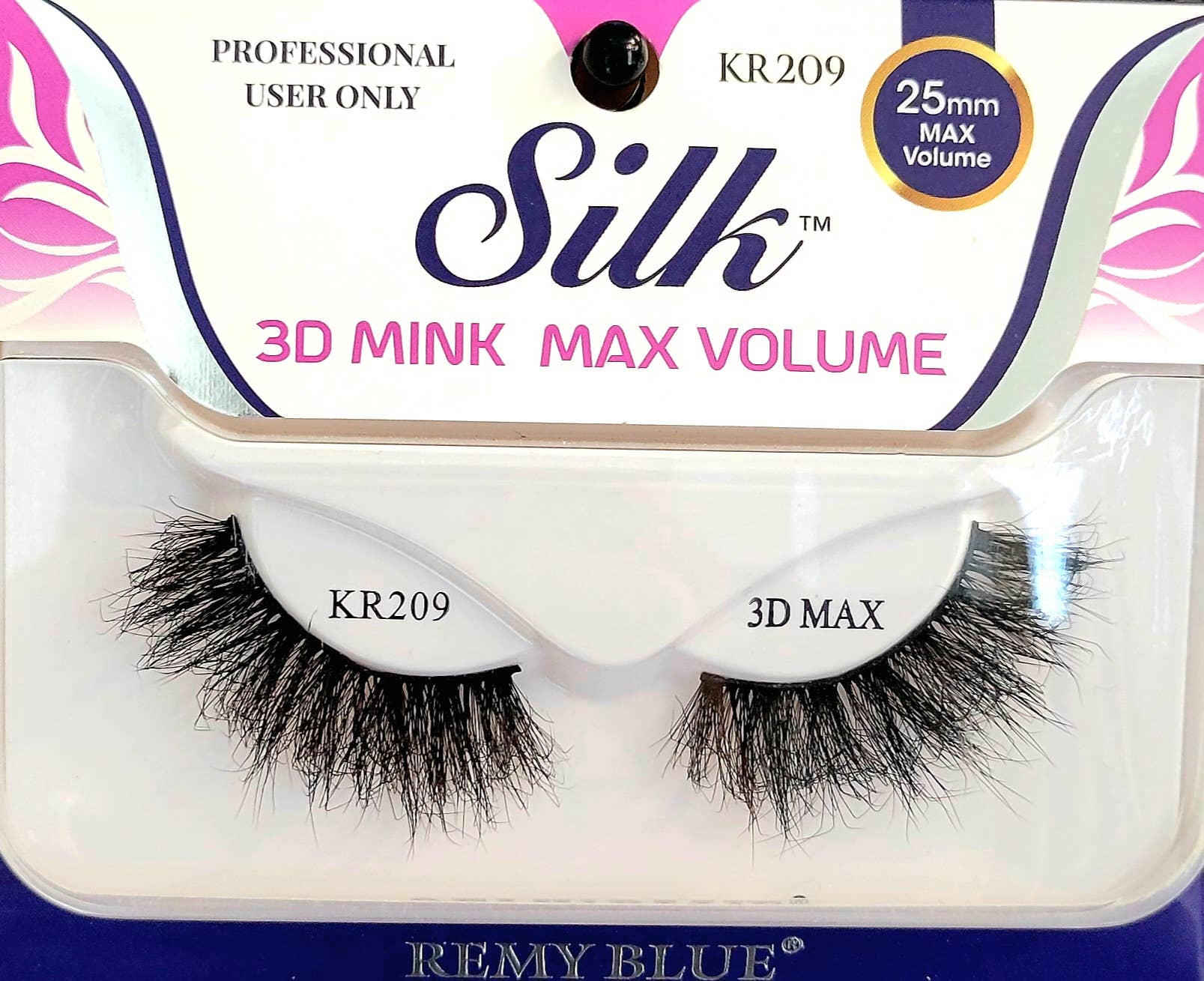 AEsthetic - Venta al por mayor Pestañas postizas - PESTAÑAS DE VISÓN DE SEDA 3D REMY BLUE20