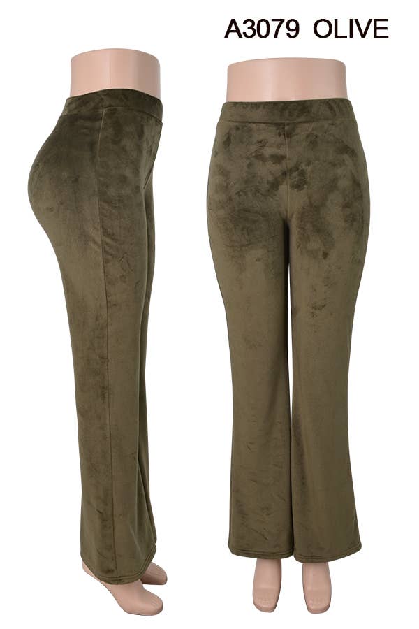 SSImport - Wholesale Pants - Women's - A3079 VELVET FLAIR PANTS MIXED SIZES 12PCS/PACK11